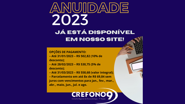 [ANUIDADE 2023]